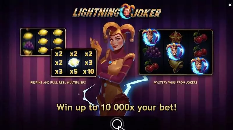 Lightning Joker Slots made by Yggdrasil - Info and Rules
