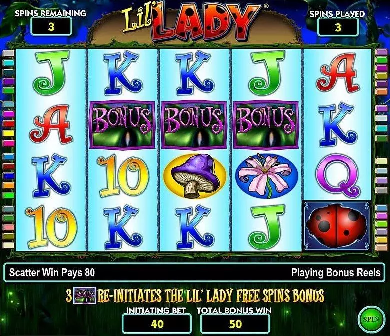 Lil’ Lady Slots made by IGT - Introduction Screen
