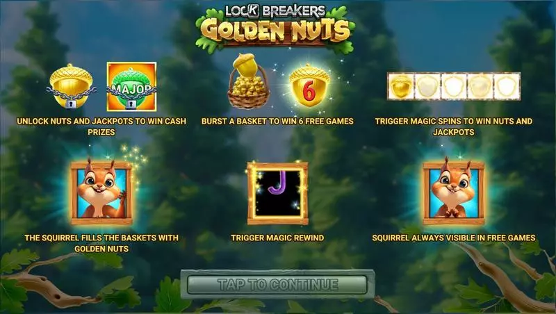 Lock Breakers – Golden Nuts Buy Bonus Slots made by Greentube - Info and Rules