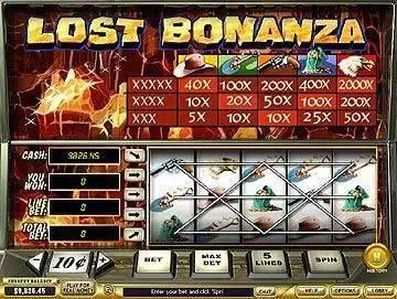 Lost Bonanza Slots made by PlayTech - Main Screen Reels