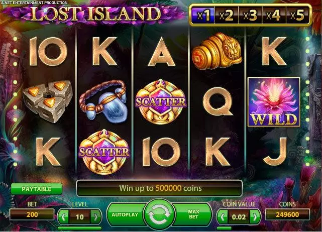 Lost Island Slots made by NetEnt 