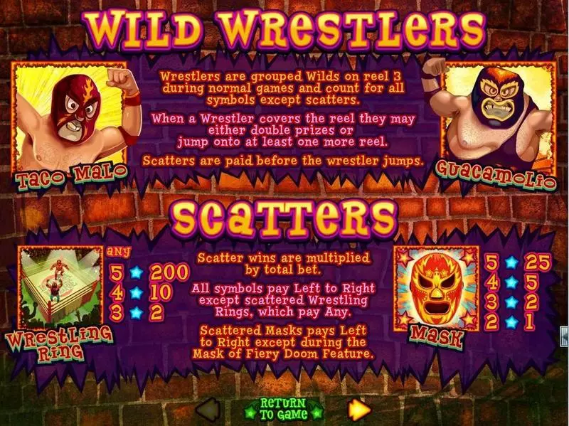 Lucha Libre Slots made by RTG - Info and Rules