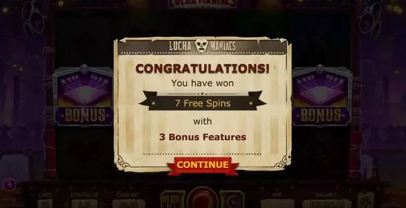 Lucha Maniacs Slots made by Yggdrasil - Free Spins Feature