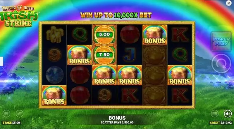 Luck o'the Irish Strike Slots made by Blueprint Gaming - Main Screen Reels