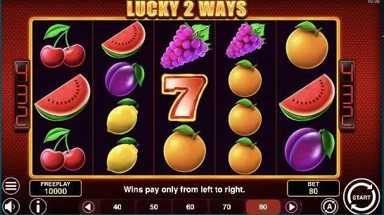 Lucky 2 Ways Slots made by 1Spin4Win - Main Screen Reels
