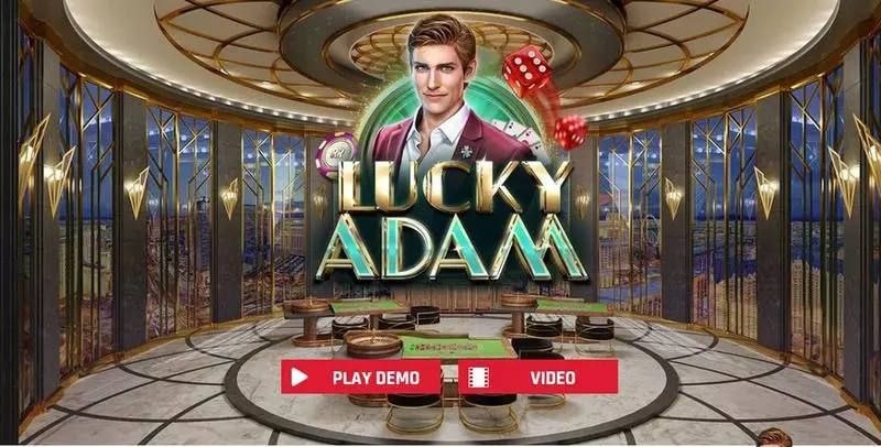 Lucky Adam Slots made by Red Rake Gaming - Introduction Screen