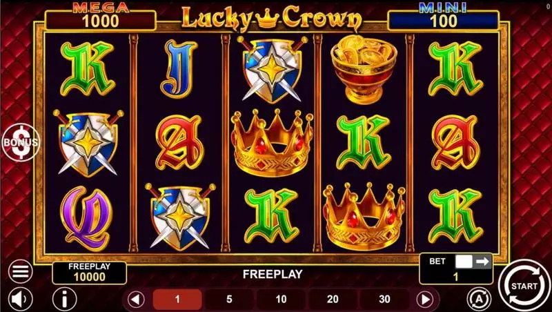 Lucky Crown Hold and Win Slots made by 1Spin4Win - Main Screen Reels
