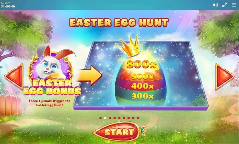 Lucky Easter Slots made by Red Tiger Gaming - Info and Rules