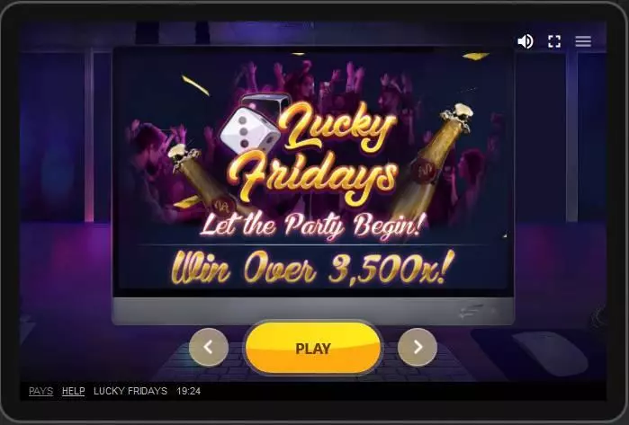 Lucky Fridays Slots made by Red Tiger Gaming - Main Screen Reels