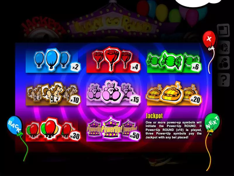 Lucky Go Round Slots made by Slotland Software - Info and Rules