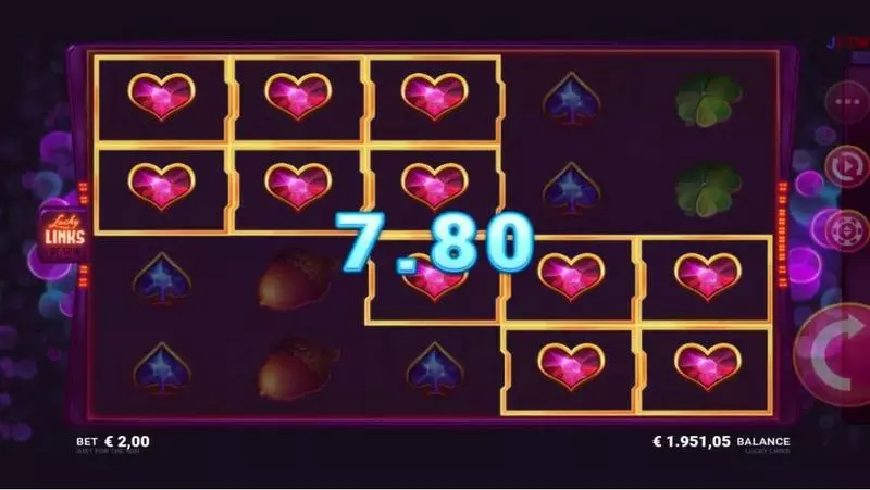 Lucky Links Slots made by Microgaming - Winning Screenshot