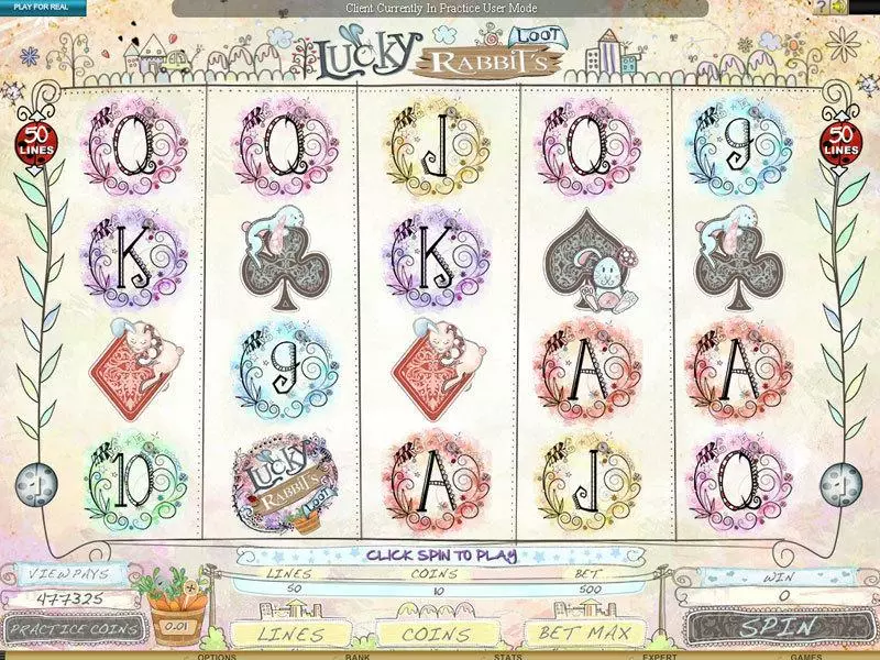 Lucky Rabbit's Loot Slots made by Genesis - Main Screen Reels