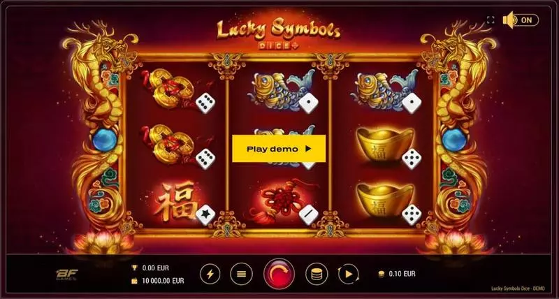 Lucky Symbols Dice Slots made by BF Games - Main Screen Reels