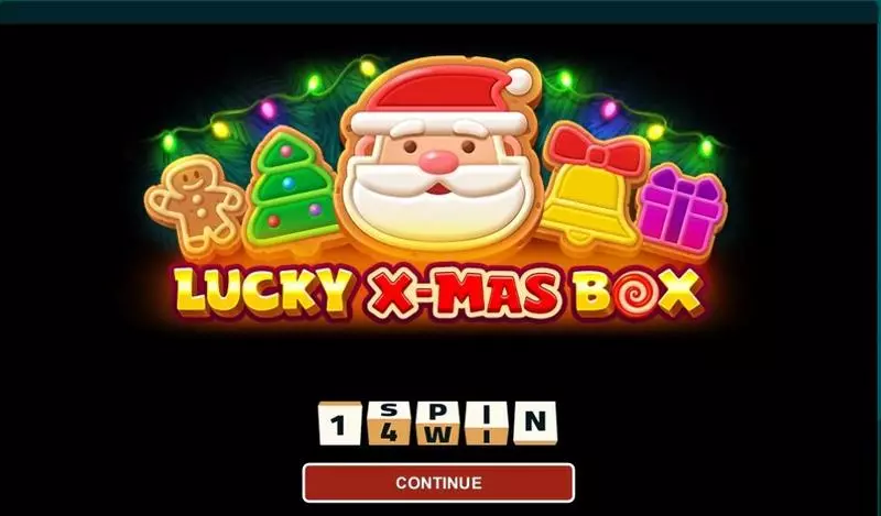 Lucky Xmas Box Slots made by 1Spin4Win - Introduction Screen