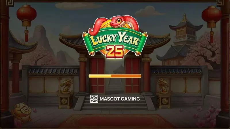 Lucky Year 25 Slots made by Mascot Gaming - Introduction Screen