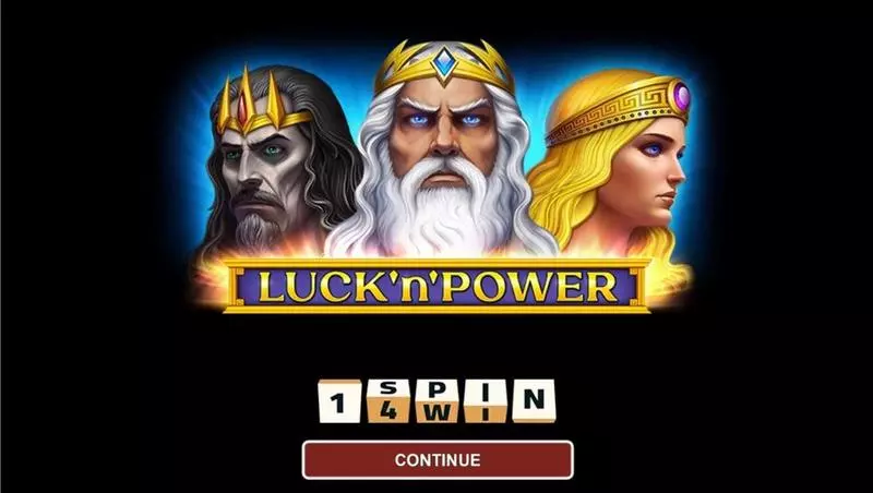 Luck’n’Power Slots made by 1Spin4Win - Introduction Screen
