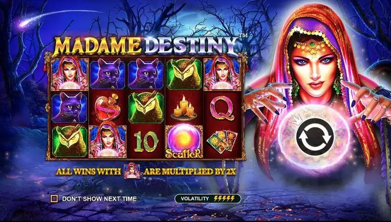 Madame Destiny Slots made by Pragmatic Play - Info and Rules