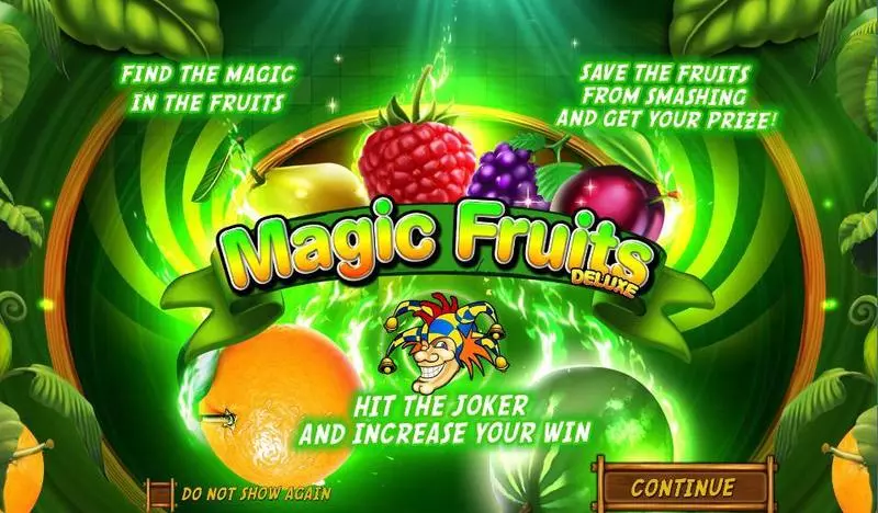 Magic Fruits Deluxe Slots made by Wazdan - Info and Rules