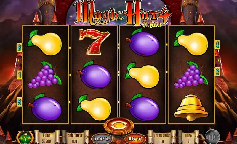 Magic Hot 4 Deluxe Slots made by Wazdan - Main Screen Reels