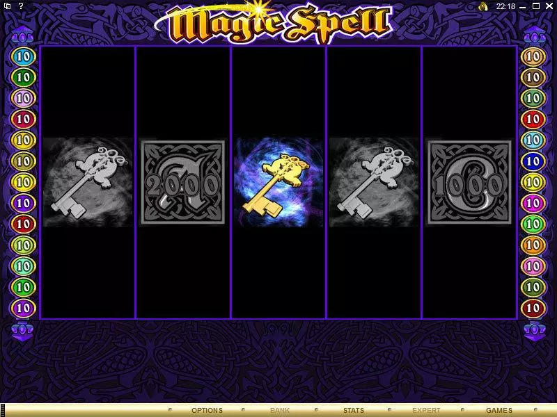 Magic Spell Slots made by Microgaming - Bonus 1