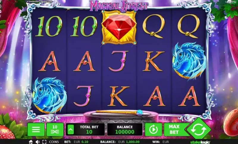 Magical Forest Slots made by StakeLogic - Main Screen Reels