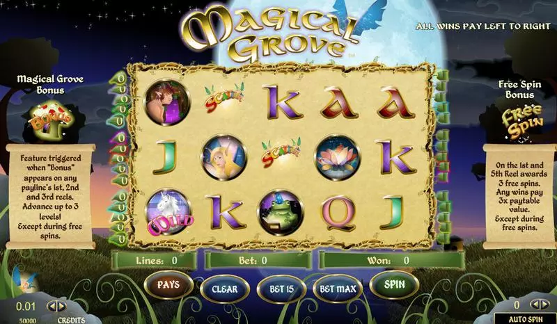 Magical Grove Slots made by Amaya - Main Screen Reels