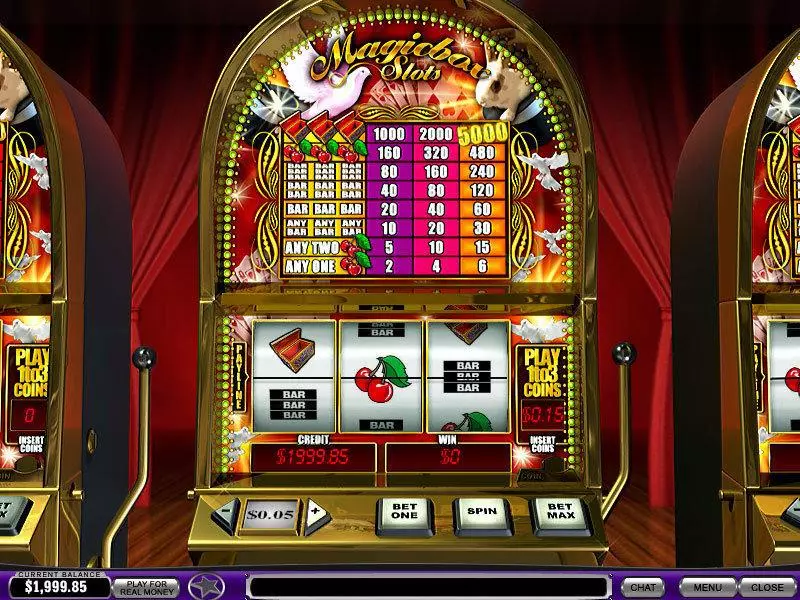 Magicbox Slots made by PlayTech - Main Screen Reels