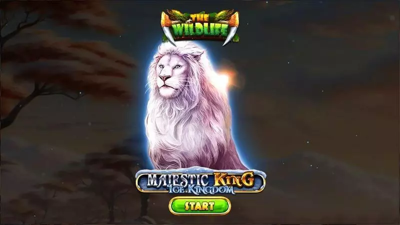 Majestic King- Ice Kingdom Slots made by Spinomenal - Introduction Screen