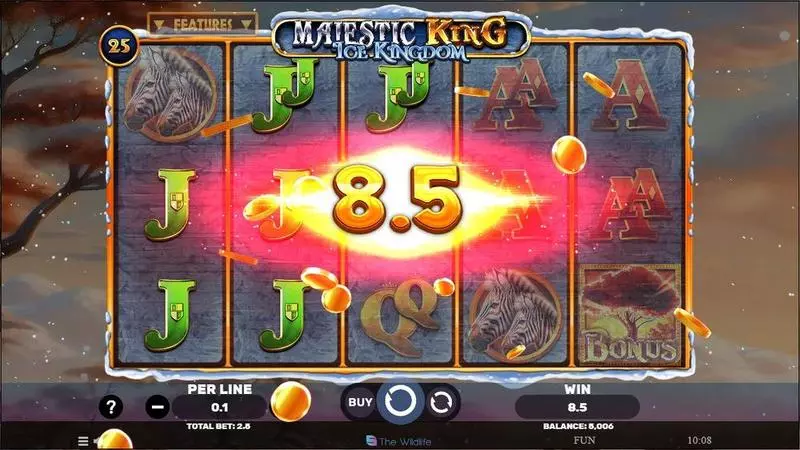 Majestic King- Ice Kingdom Slots made by Spinomenal - Winning Screenshot
