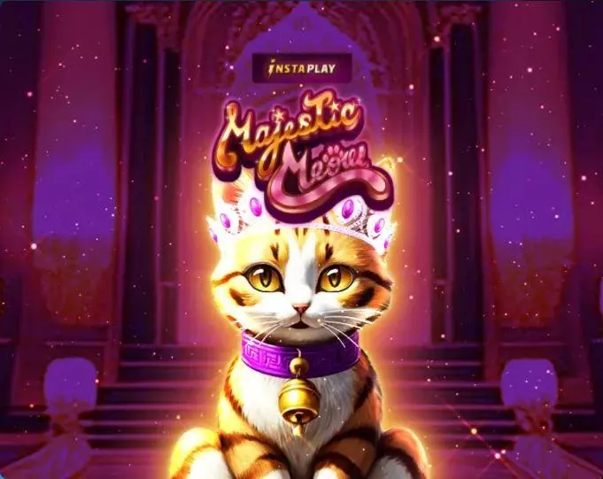 Majestic Meow Slots made by AvatarUX - Introduction Screen