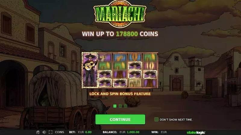 Mariachi Slots made by StakeLogic - Info and Rules