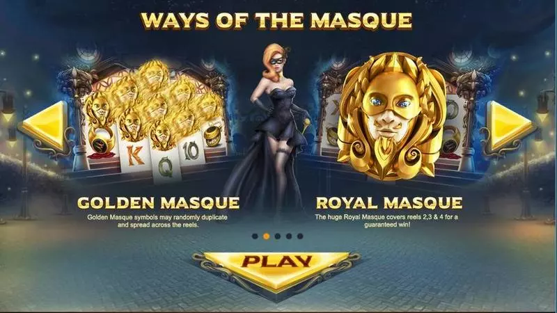 Mascquerade Slots made by Red Tiger Gaming - Bonus 1