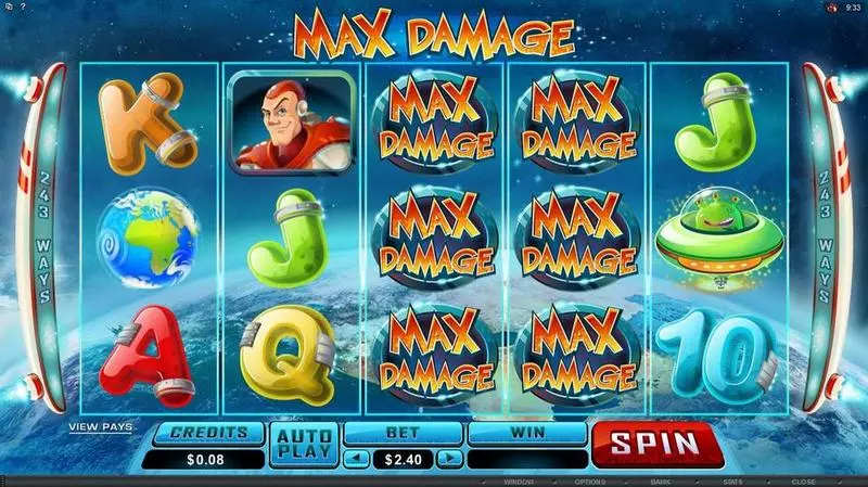 Max Damage Slots made by Microgaming - Main Screen Reels