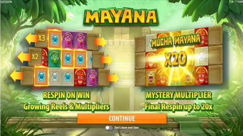 Mayana Slots made by Quickspin - Bonus 1