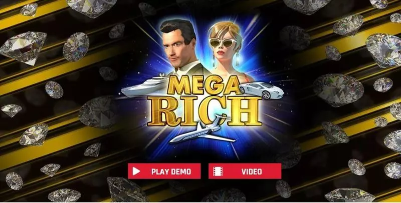 Mega Rich Slots made by Red Rake Gaming - Introduction Screen