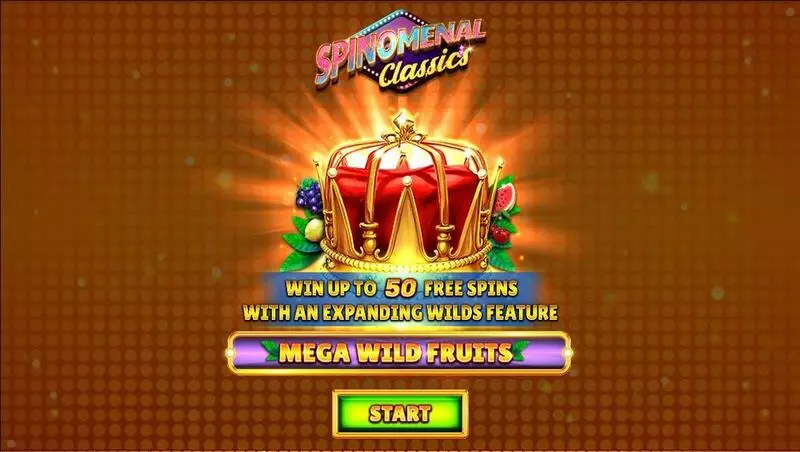 Mega Wild Fruits Slots made by Spinomenal - Introduction Screen