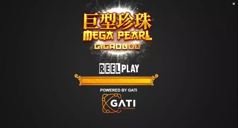 Megapearl Gigablox Slots made by ReelPlay - Introduction Screen