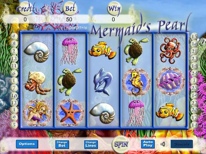 Mermaid's Pearl Slots made by Eyecon - Main Screen Reels