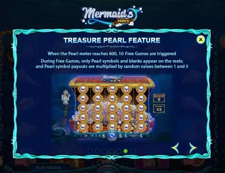 Mermaid's Pearls Slots made by RTG - Bonus 1