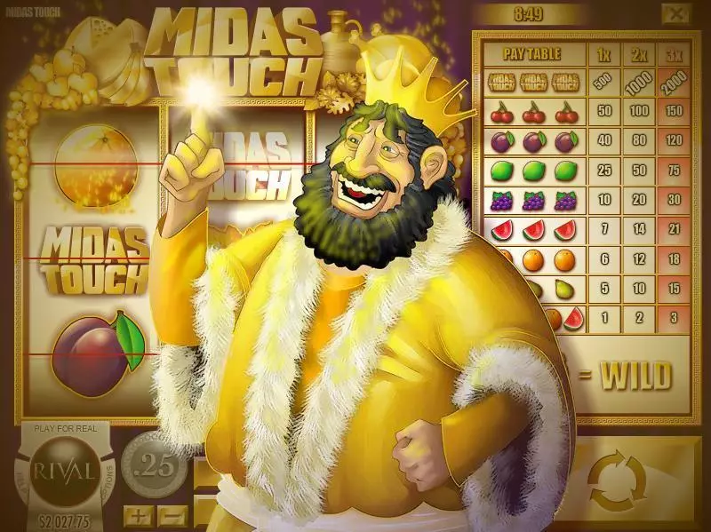 Midas Touch Slots made by Rival - Winning Screenshot
