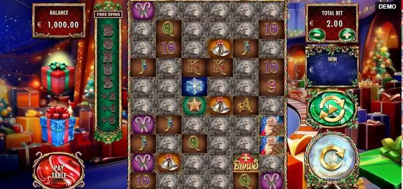 Million Christmas 2 Slots made by Red Rake Gaming - Main Screen Reels