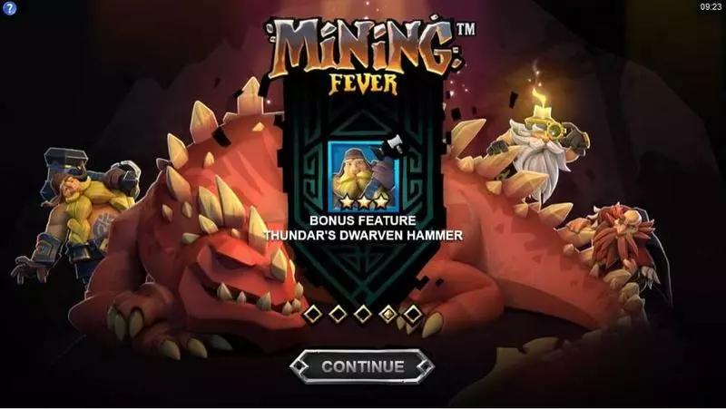 Mining Fever Slots made by Microgaming - Info and Rules