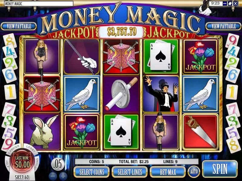 Money Magic Slots made by Rival - Main Screen Reels