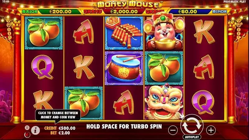 Money Mouse Slots made by Pragmatic Play - Main Screen Reels