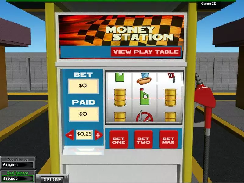 Money Station Slots made by DGS - Main Screen Reels