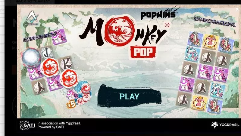 MonkeyPop Slots made by AvatarUX - Info and Rules