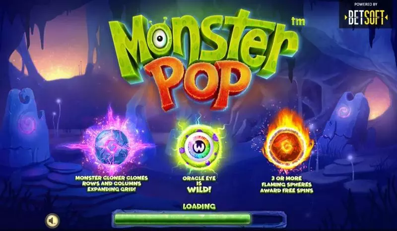 Monster Pop Slots made by BetSoft - Info and Rules