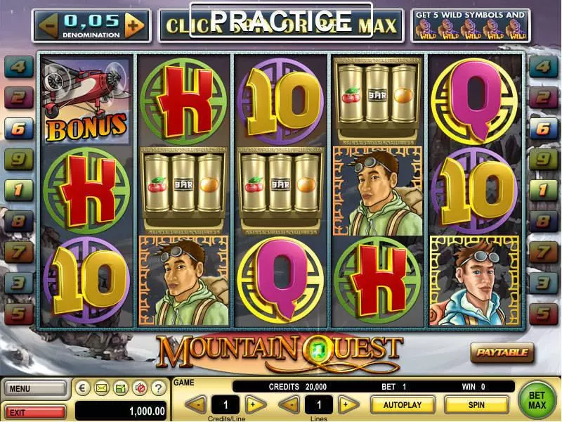 Mountain Quest Slots made by GTECH - Main Screen Reels