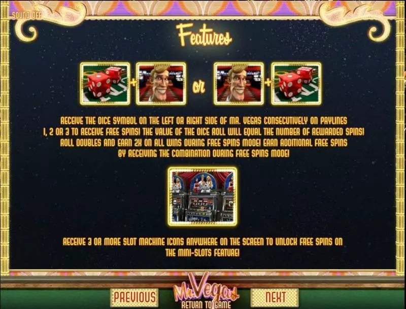 Mr Vegas Slots made by BetSoft - Free Spins Feature
