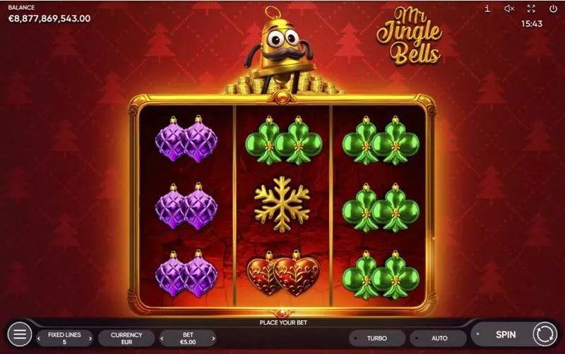 Mr. Jingle Bells Slots made by Endorphina - Main Screen Reels